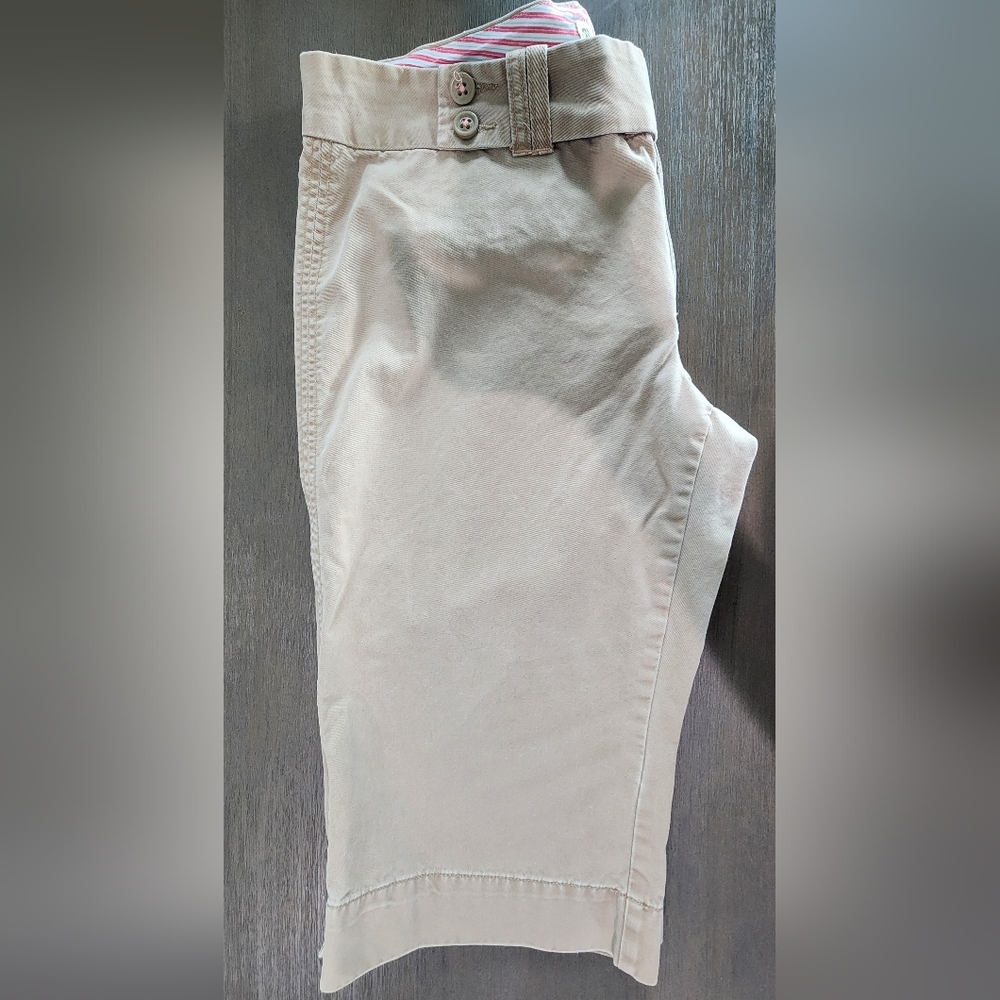 Old Navy Tan Bermuda Style Shorts